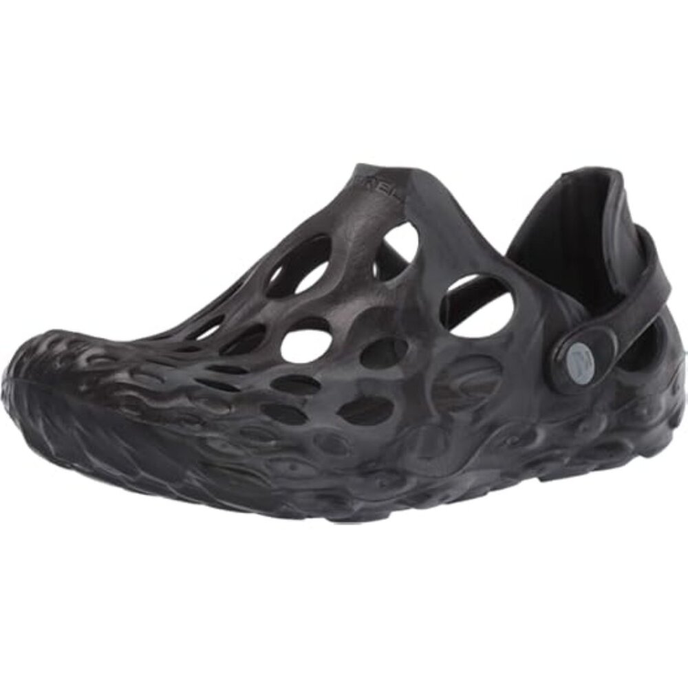 Merrell Boy's Black Hydro Moc Breathe Adjustable Slip-On Casual Clogs Size 4
